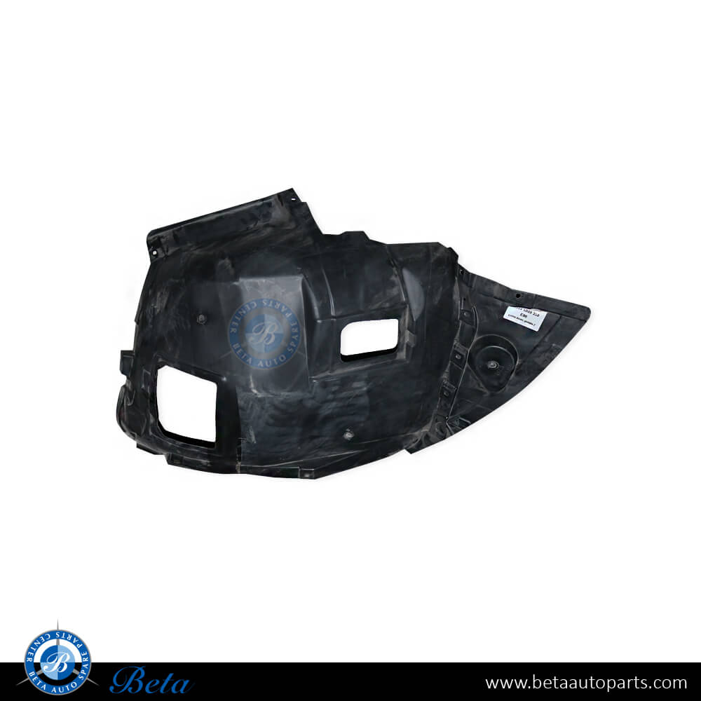 Left Side Front Wheel Fender Liner - Front Half for BMW 3 Series E90 2005-2008 models, Part Number 51717059379 Left Side Front Wheel Fender Liner - Front Half for BMW 3 Series E90 2005-2008 models, Part Number 51717059379